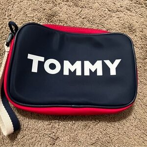 Tommy Hilfiger Red and Black Toiletry Bag